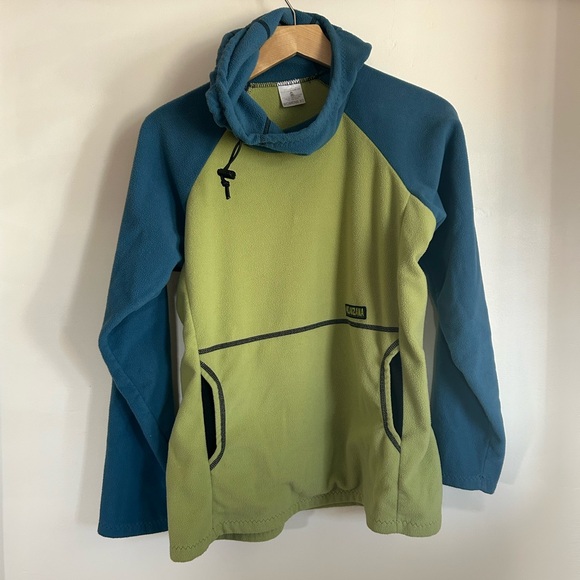 Melanzana Blue and Green Fleece Pullover - Picture 2 of 7